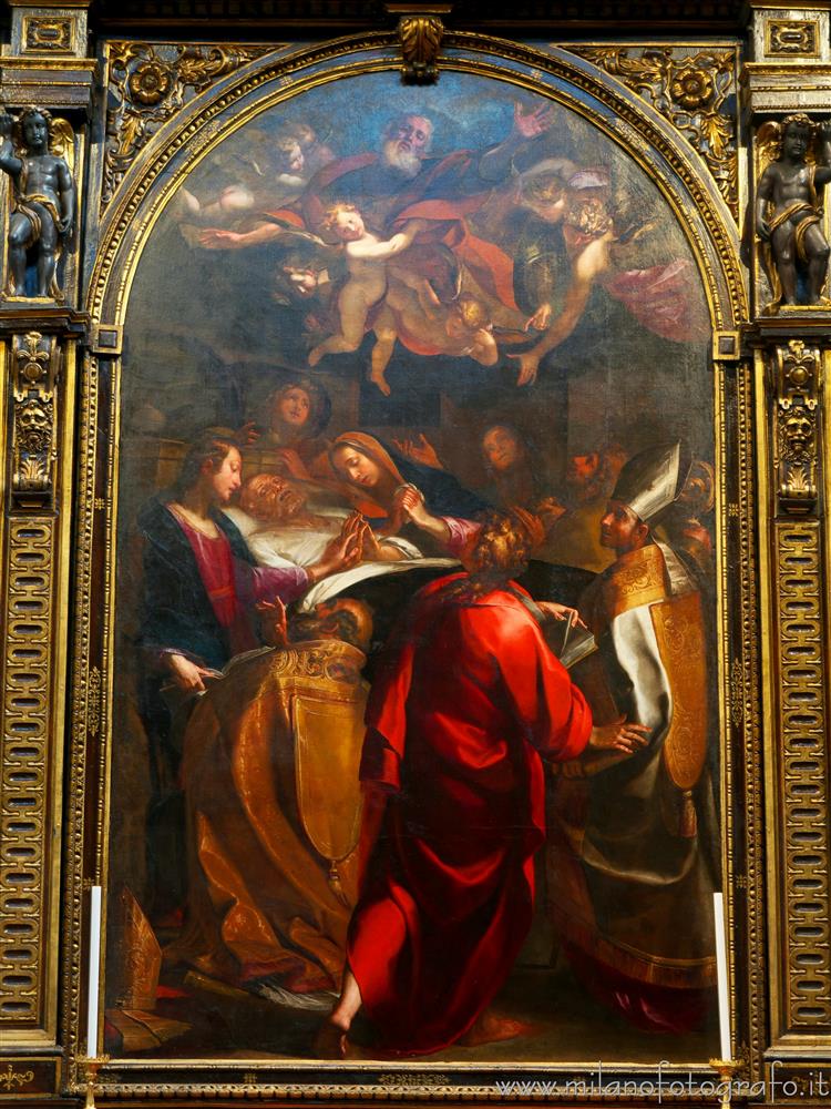 Milan (Italy) - Death of St. Joseph by Giulio Cesare Procaccini in the Church of San Giuseppe